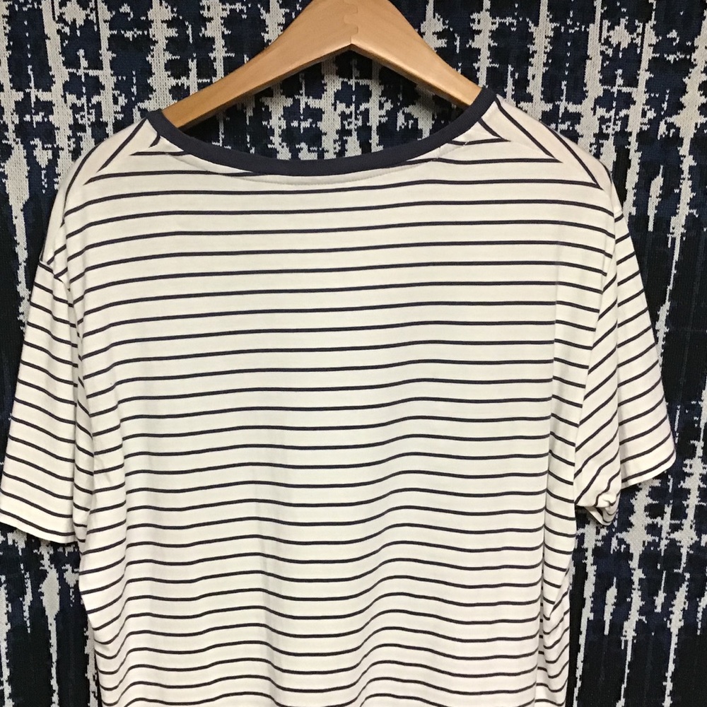 Euc Polo striped tee shirt sz L - Picture 3 of 5